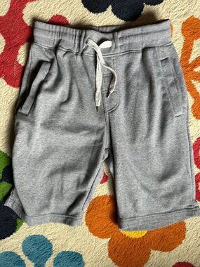 Men's SP Active gray elastic/drawstring waistband shorts MEDIUM